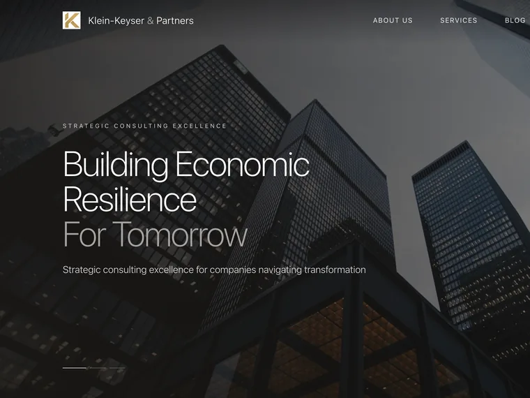 Klein-Keyser & Partners website