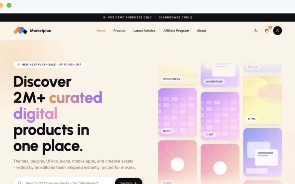 Marketplae website
